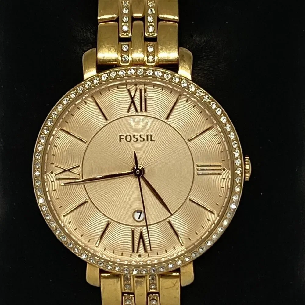 Fossil Jacqueline ES3546 Women's Stainless Steel Analog Dial Quartz Watch OP830